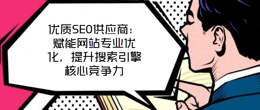 優(yōu)質(zhì)SEO供應(yīng)商：賦能網(wǎng)站專業(yè)優(yōu)化，提升搜索引擎核心競爭力